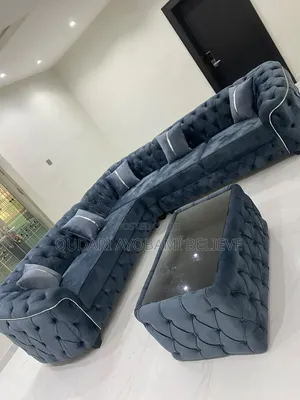 L Shape With Two Single Sofa With Center Table