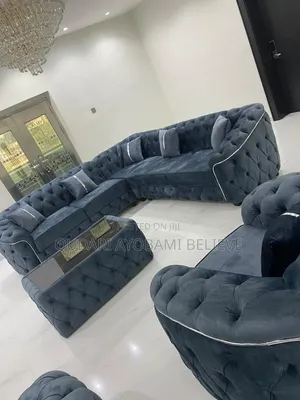 L Shape With Two Single Sofa With Center Table