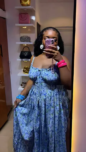 Dress and Flower Top