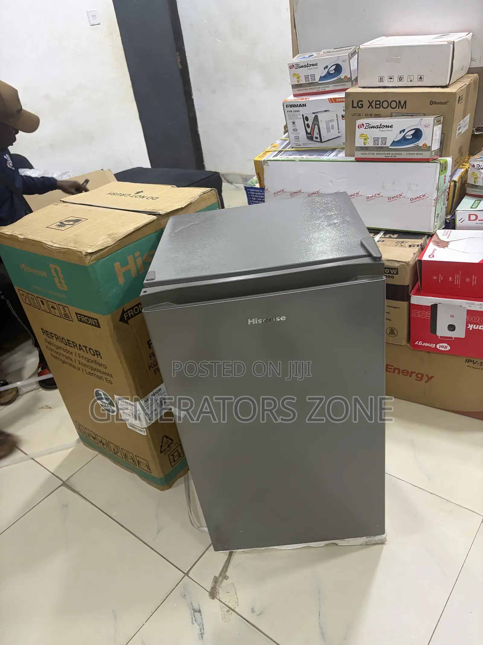 Hisense REF093DR Single Door Silver Cooling Fridge