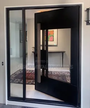Pivot Biometric Security Smart Luck Glass Door 