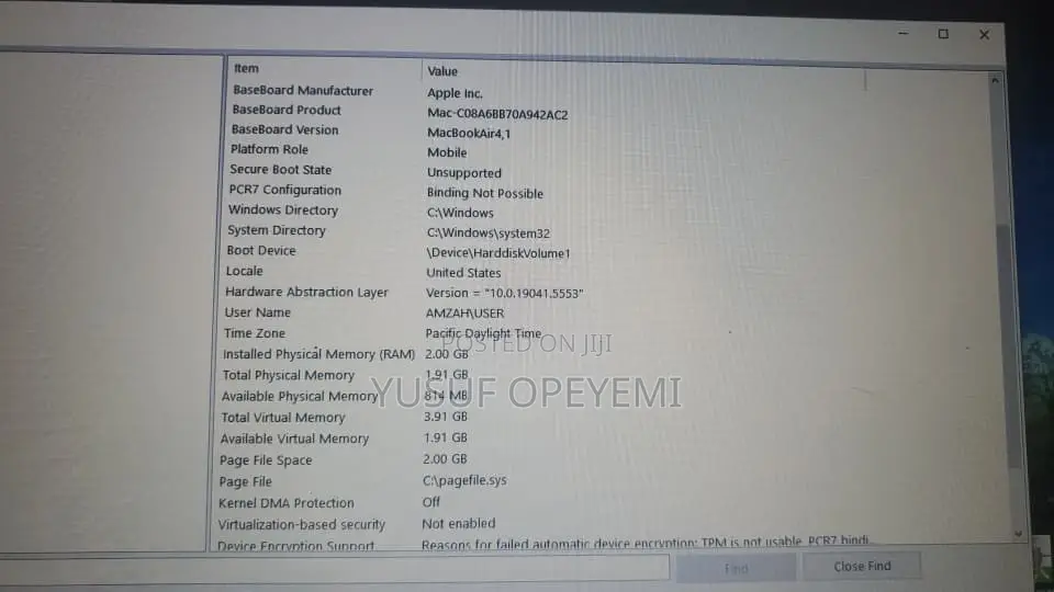 Laptop Apple MacBook 2013 2GB Intel Core i5 SSD 128GB