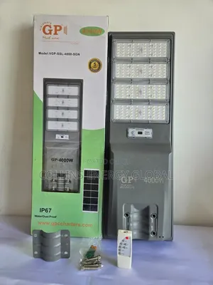 4000w Solar Street Light With Remote