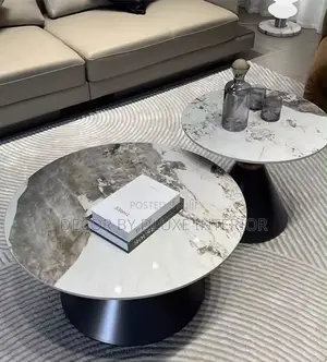 Circular Size Combination 2in1 Coffee Table Set