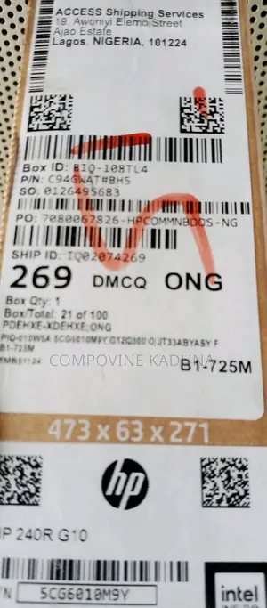 New Laptop HP 240 8GB Intel SSD 512GB