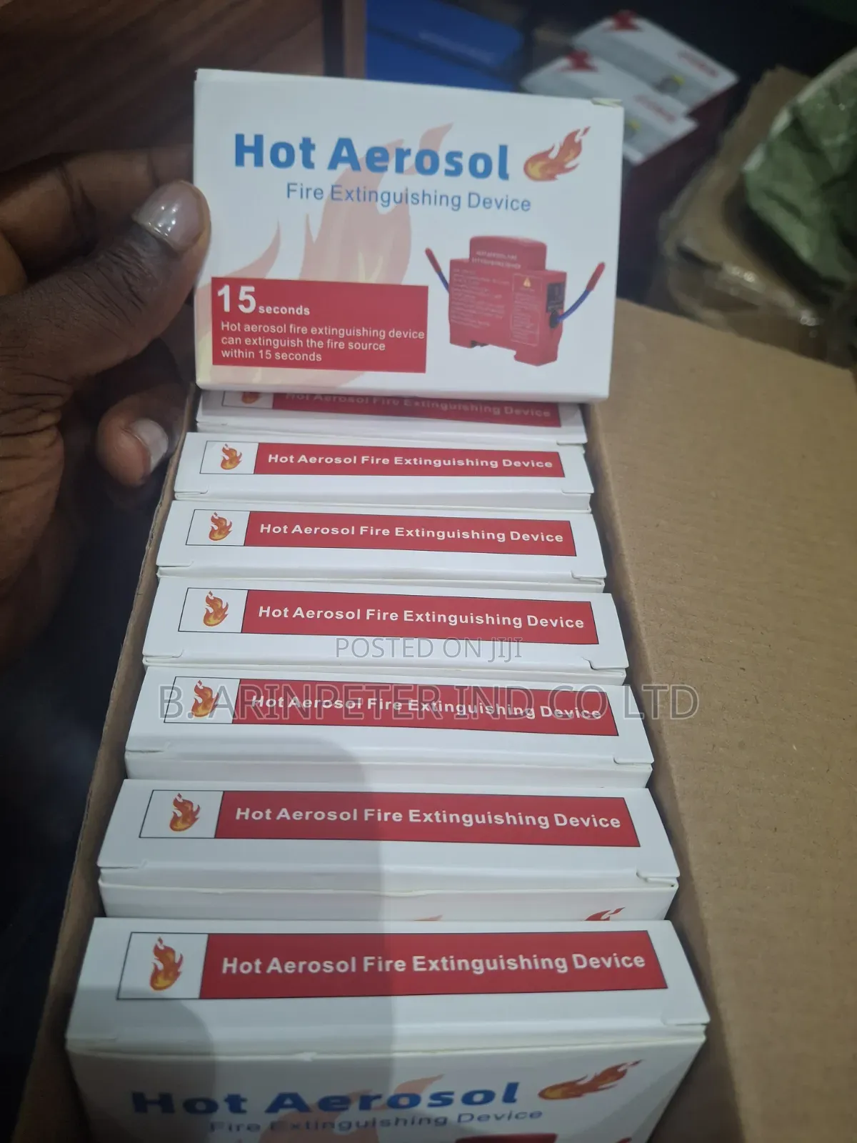 Hot Aerosol Fire Extinguishing and Automatic Fire Suppression Device