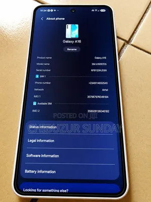 Samsung Galaxy A16 128 GB Gray