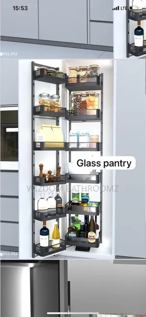 Kitchen Pantry and Plate Racks