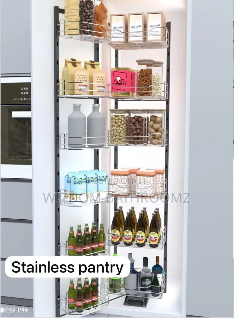 Kitchen Pantry and Plate Racks
