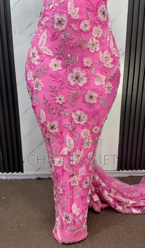 Luxury Hand Beaded Chiffon Lace