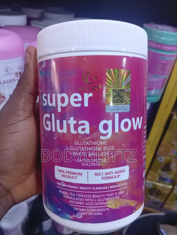 gluta glow glutathione 5000gs Duozi Super Powder jebbit-exclude Hair - AHK-CU : Form:Powder