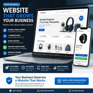 Professional Online Store Website for Small and BIg Businesses
