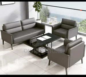 Modern Executive Office Leather Sofa Set