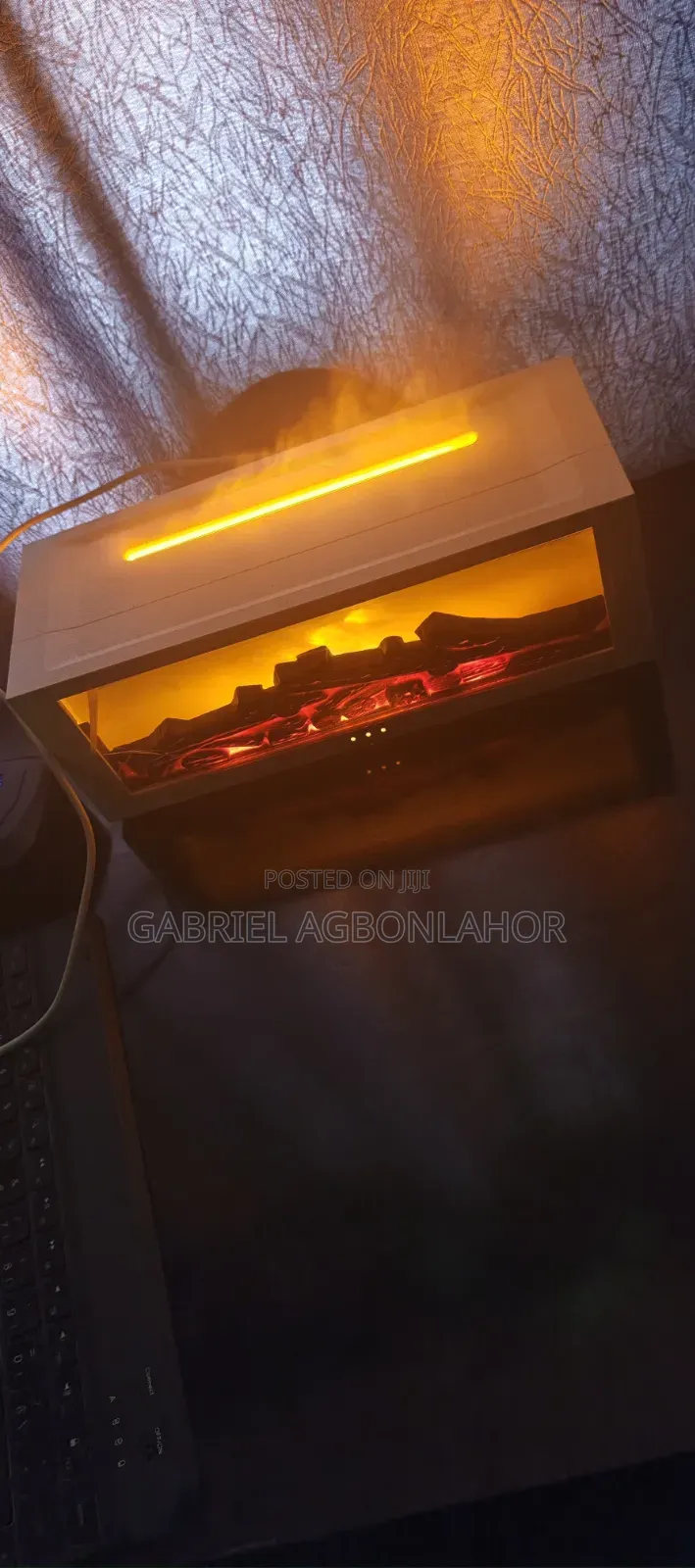 Flame Fire Place Aroma Diffuser/Humidifier