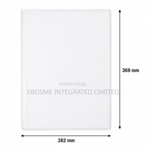 B4 Clear Hard PVC Card Case Document Holder