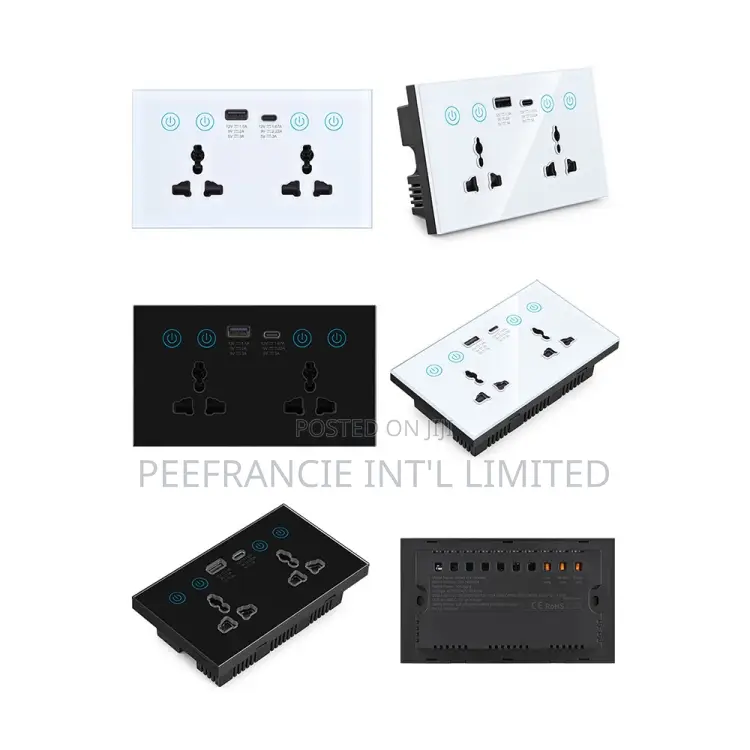 Smart Wifi Wall Double Socket