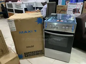 Maxi 4-Burner Inox Gas Cooker