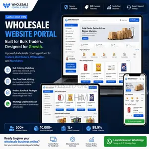 Wholesale and Bulk Goods Ordering E-Commerce Website