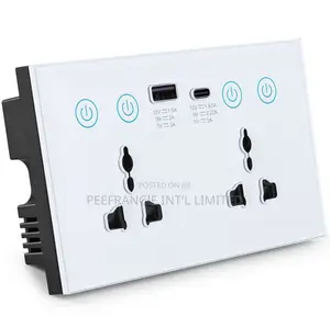 Smart Wifi Wall Double Socket