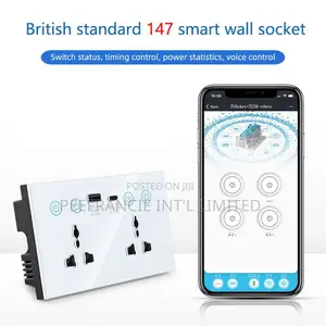Smart Wifi Wall Double Socket