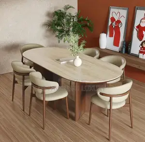 Marble Dining Table by 6 Chairs
