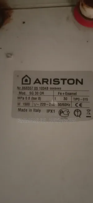 2 Ariston Water Heaters