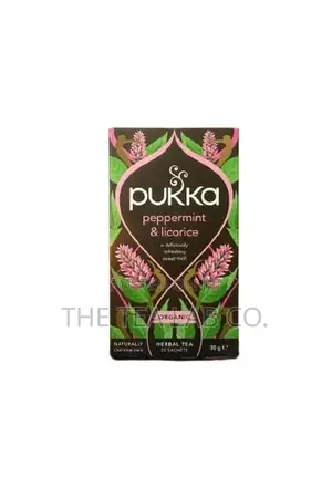 Pukka Peppermint Licorice Organic Herbal Tea