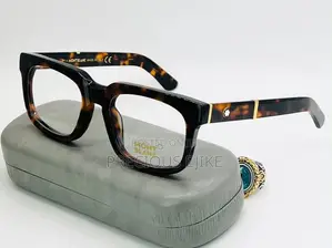 Mont Blanc Men Luxury Oversized Frame Eye Glasses
