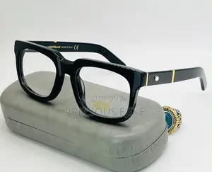 Mont Blanc Men Luxury Oversized Frame Eye Glasses