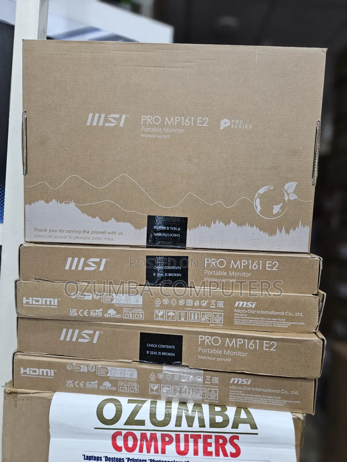 Msi Pro Mp161 E2 Portablr Monitor