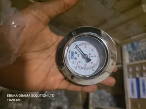 Pressure Gauge 2inches 0-4bar/60psi Back Connection 1/4" Thread