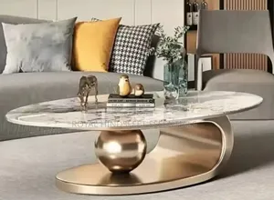 Modern Slate Metal Table