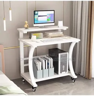High Quality 90cm Computer Table With Wheels