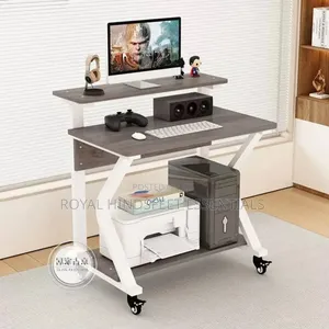 High Quality 90cm Computer Table With Wheels
