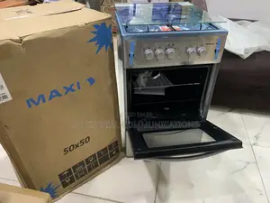 Maxi 5050 Inox 4-Burner Gas Cooker for Everyday Family Cooking
