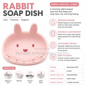 Japanese Rabbit Soap Dish – Pink