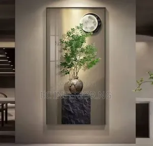Entrance Decorative Painting, High-End Japanese-Style Corridor,