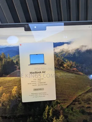 Laptop Apple MacBook Air 2022 M2 8GB Apple M2 SSD 256GB