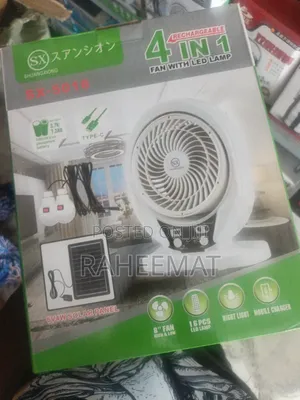 Rechargeable Fan