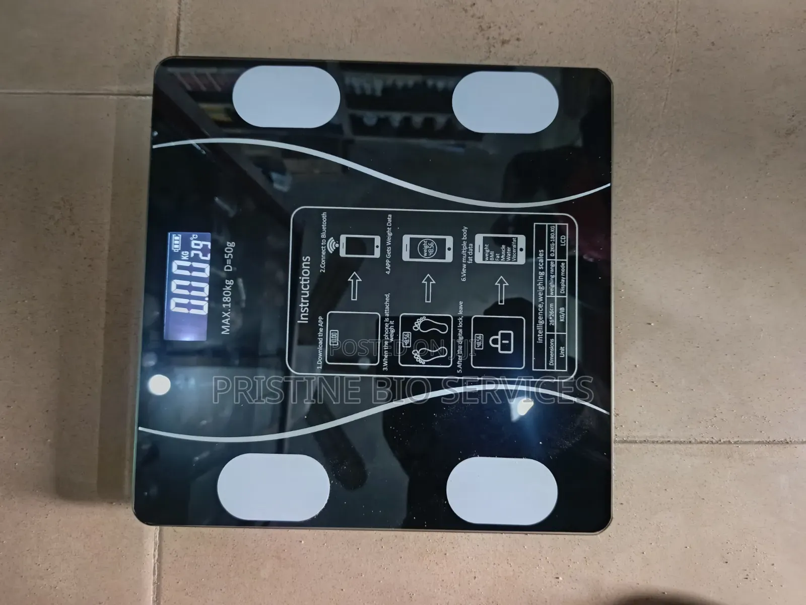 Bluetooth BMI Weighing Scale SMART BMI Scale Smart Bathroom Scale