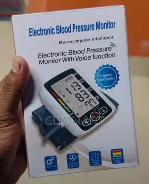 Blood Pressure Monitor W/Voice – Digital Upper Arm BP Machine