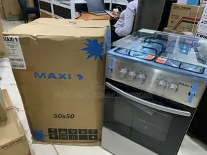 Maxi 5050 4B Gas Cooker With Inox Finish for Home Kitchens