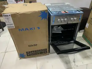 Maxi 5050 4-Burner Inox Stove With Integrated Gas Oven