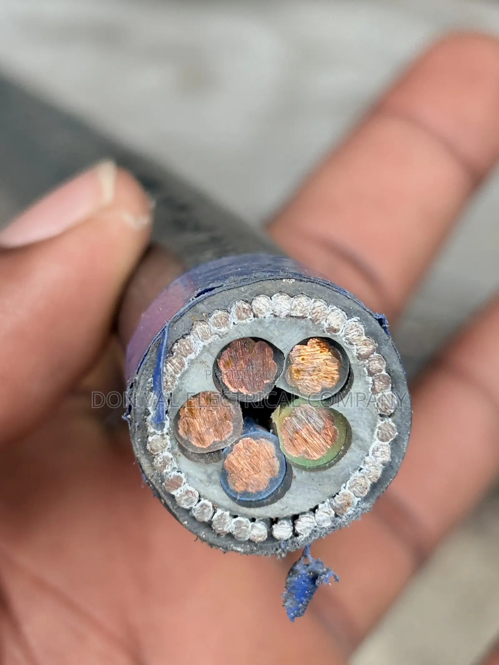 10mm 5core Armoured Cable