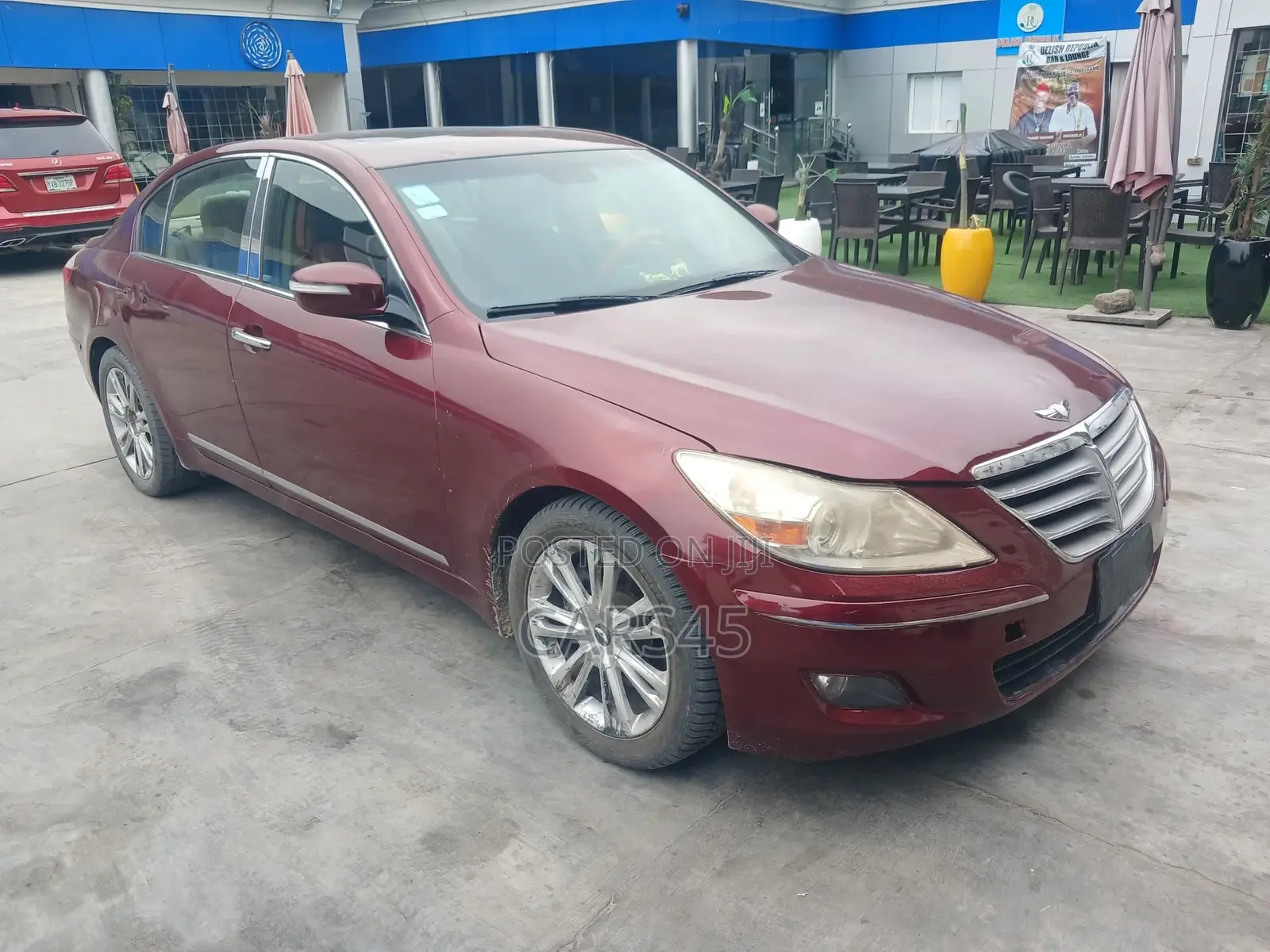 Hyundai Genesis 2009 Red
