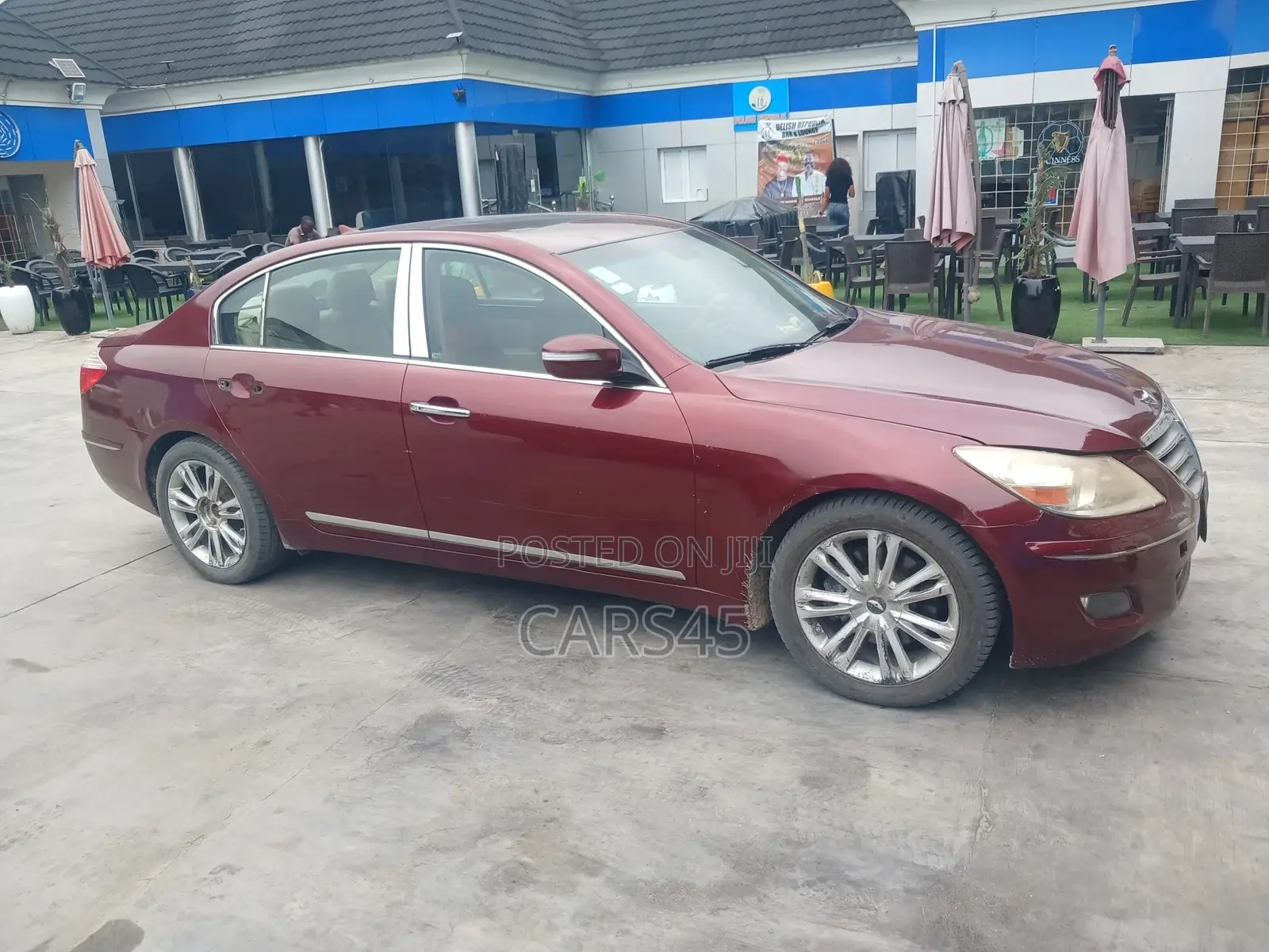 Hyundai Genesis 2009 Red