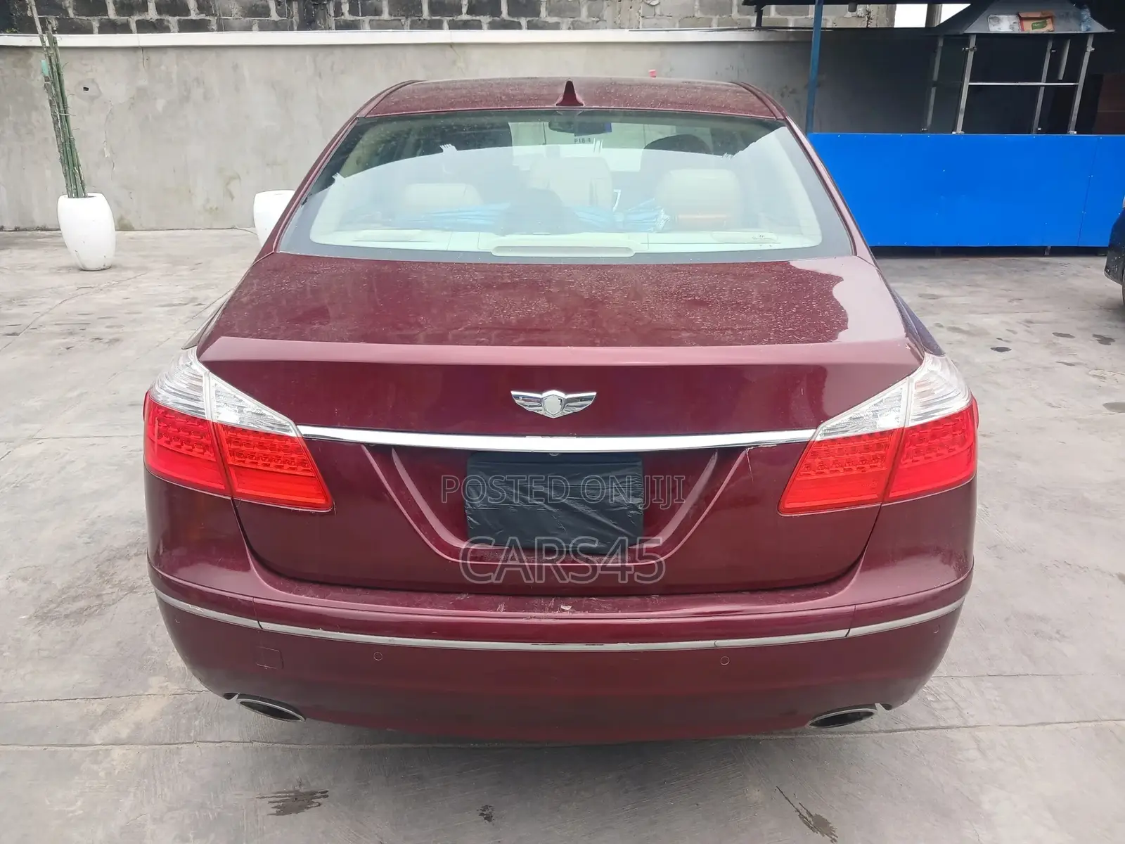 Hyundai Genesis 2009 Red