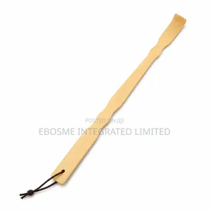 Natural Bamboo Back Scratcher With String 43cm
