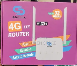 AfriLink Universal 4G LTE WiFi Router Including Spectranet