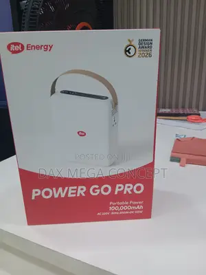 Itel Power Go Pro 100,000mAh Portable Power Station